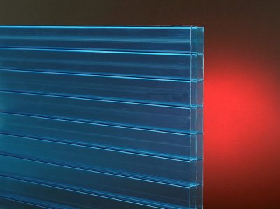 三層陽(yáng)光板（12mm寶藍(lán)）